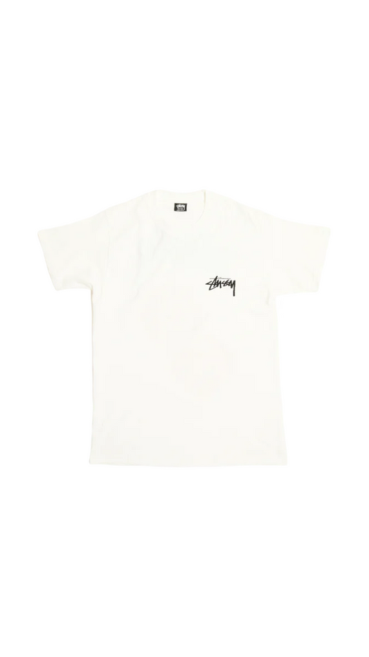 Stussy Fuzzy Dice Tee - White