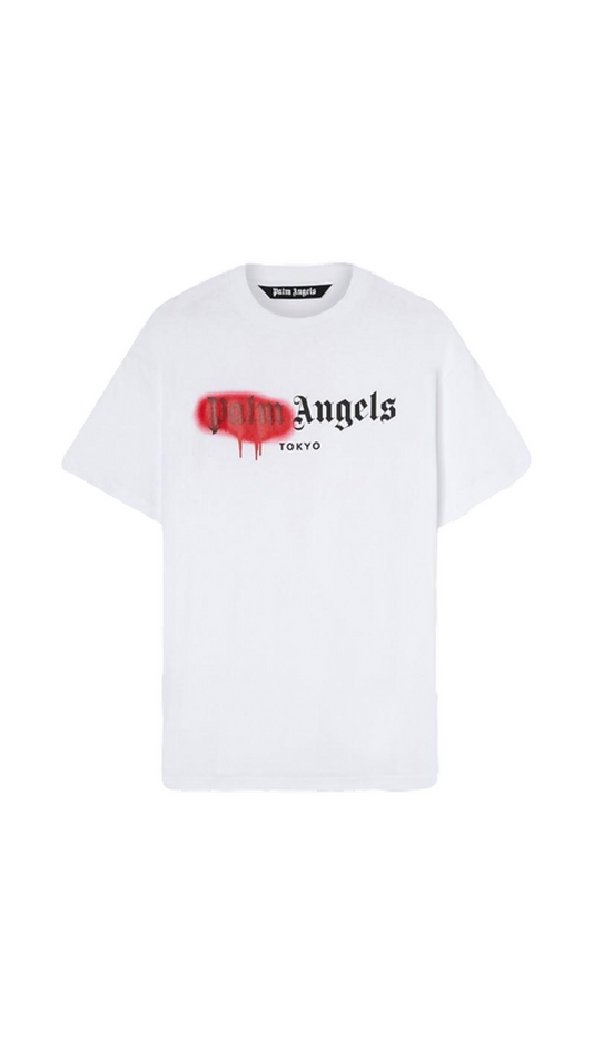 Palm Angel Tee - Spray Red