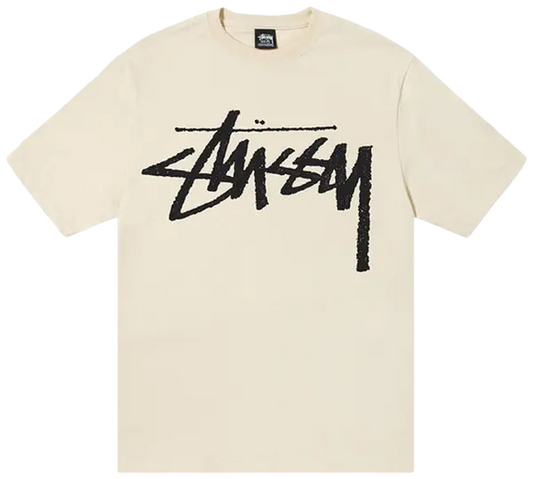 Stussy Big Stock Tee Putty Beige