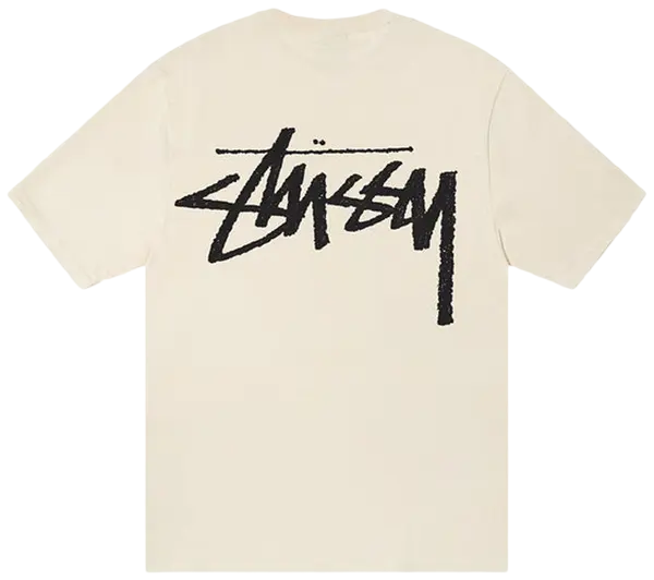 Stussy Big Stock Tee Putty Beige