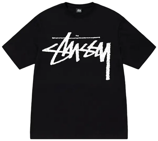 Stussy Big Stock Tee Black