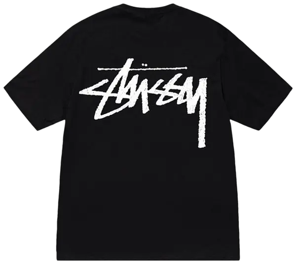 Stussy Big Stock Tee Black